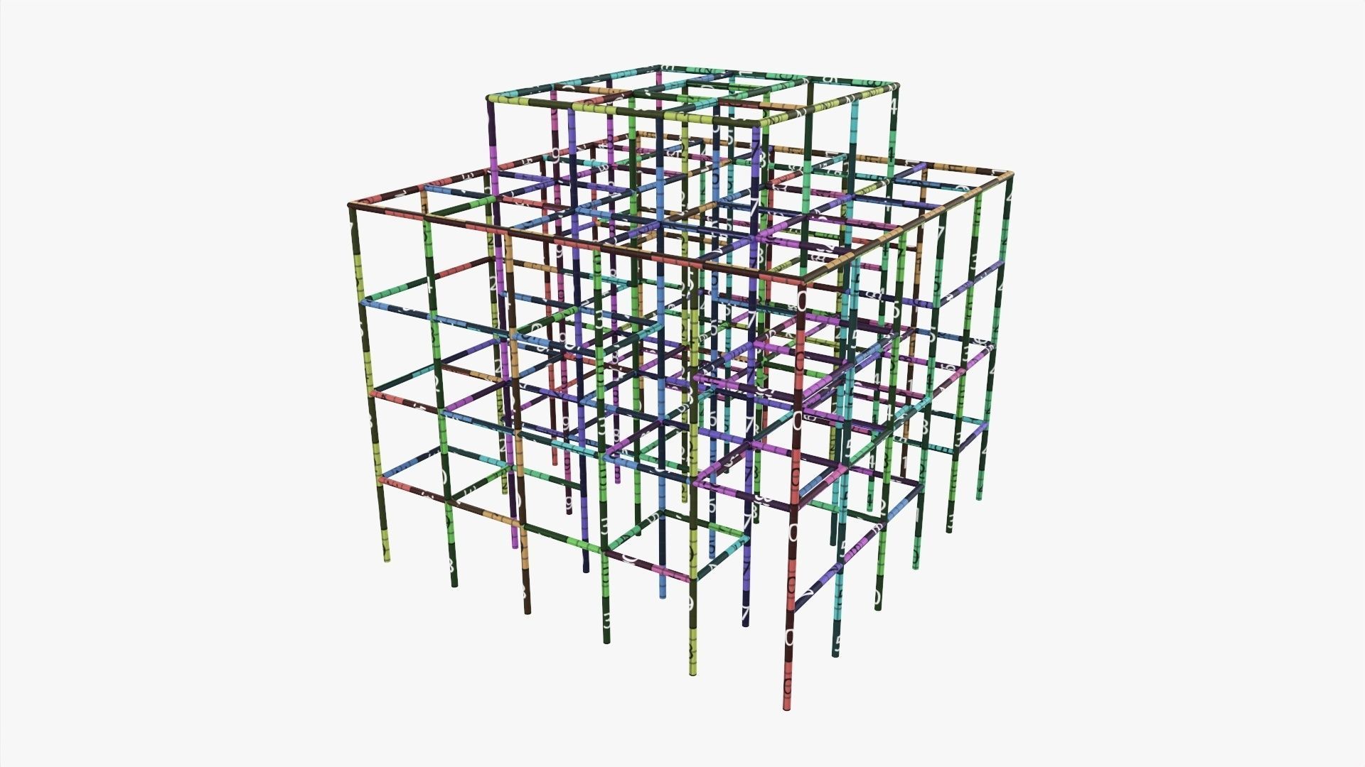 Jungle labyrinth 3D model_8