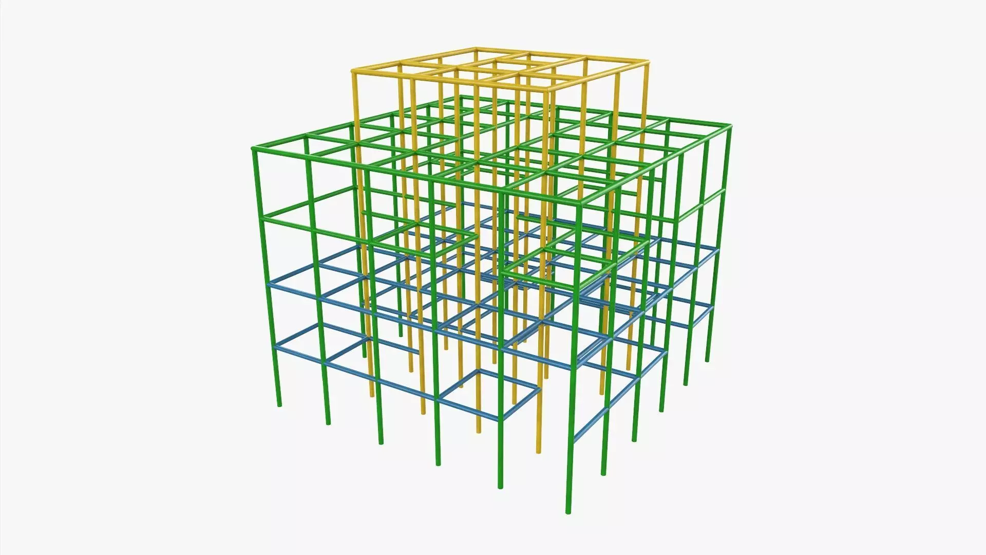 Jungle labyrinth 3D model_0