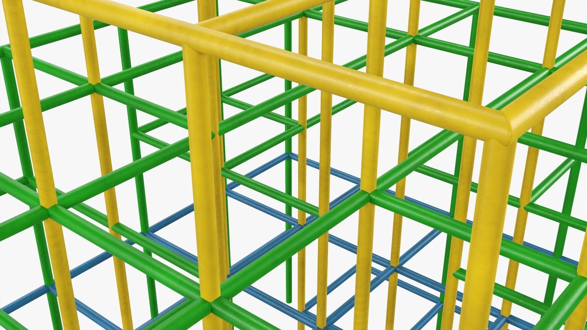 Jungle labyrinth 3D model_1