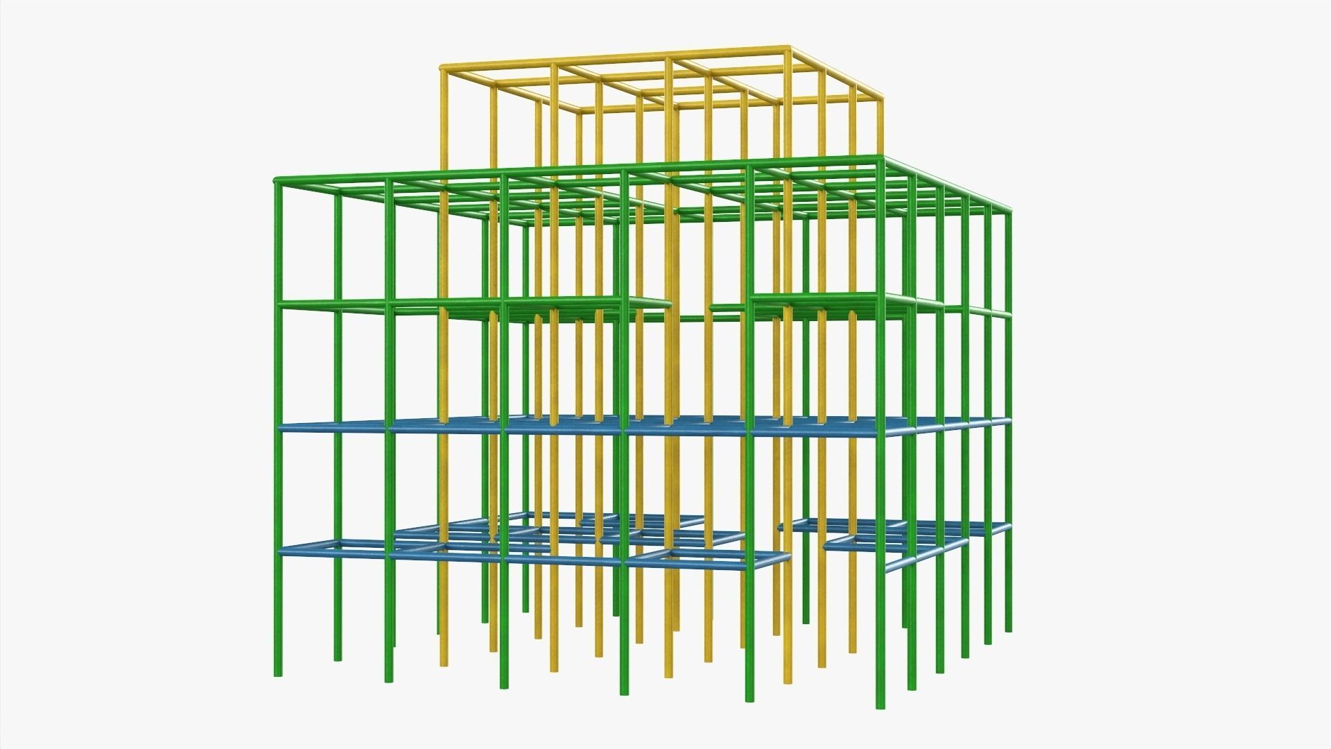 Jungle labyrinth 3D model_3