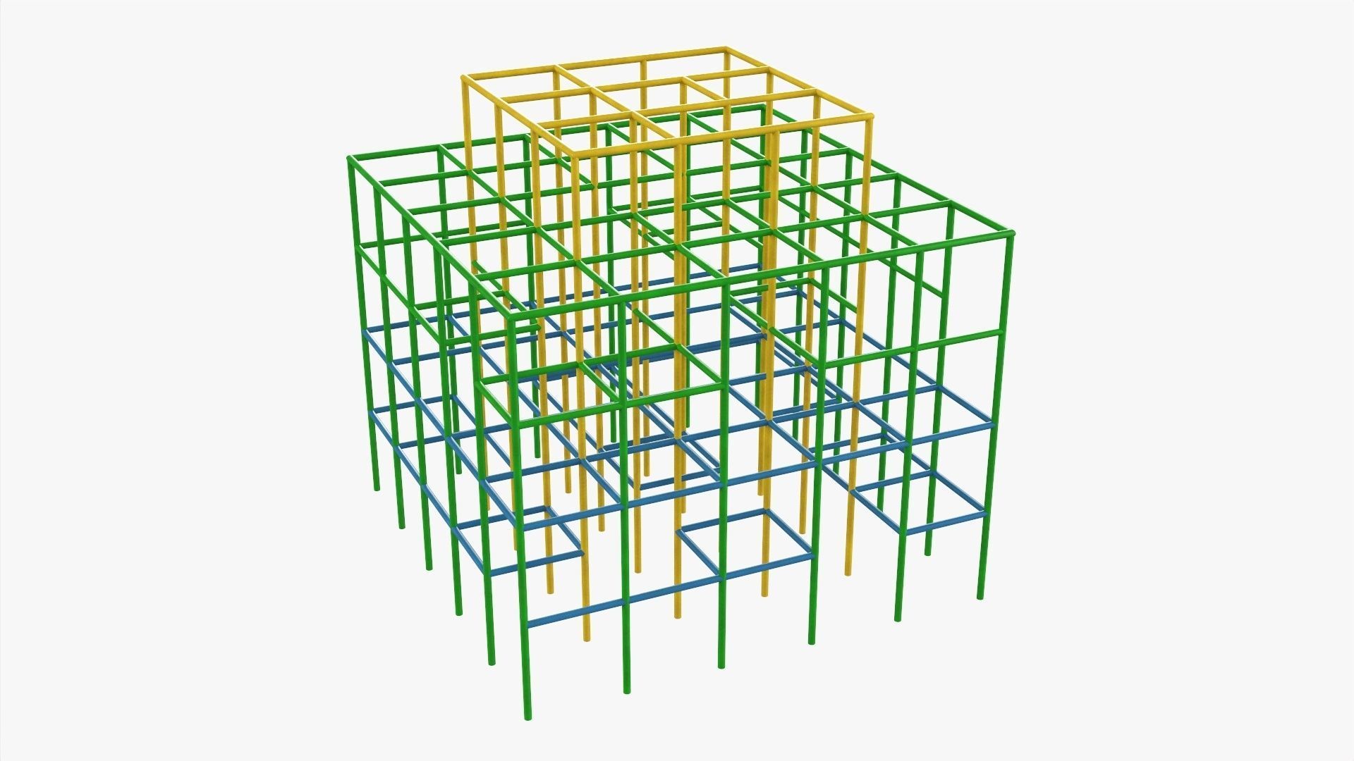 Jungle labyrinth 3D model_2