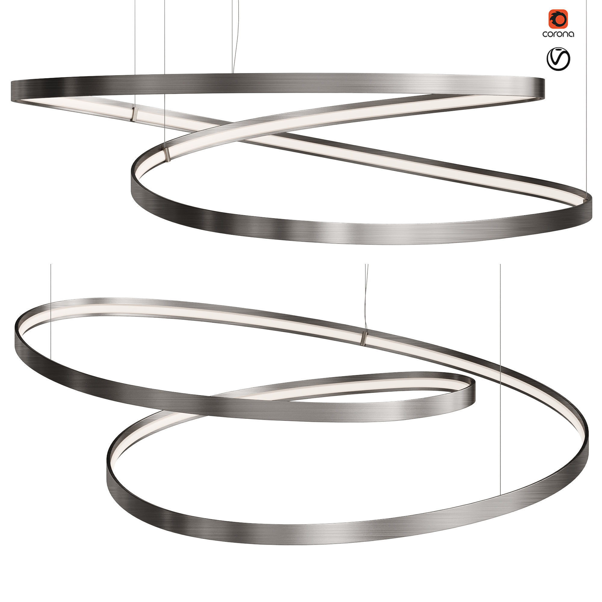 Cattelan Italia Heaven Lite 161 Low-poly 3D model_2