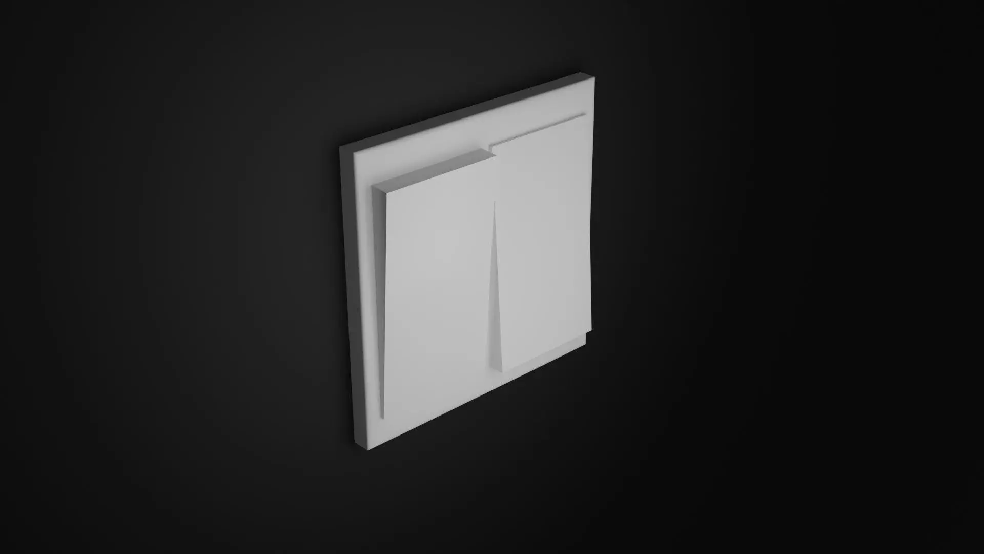 Light switch Free 3D model_0
