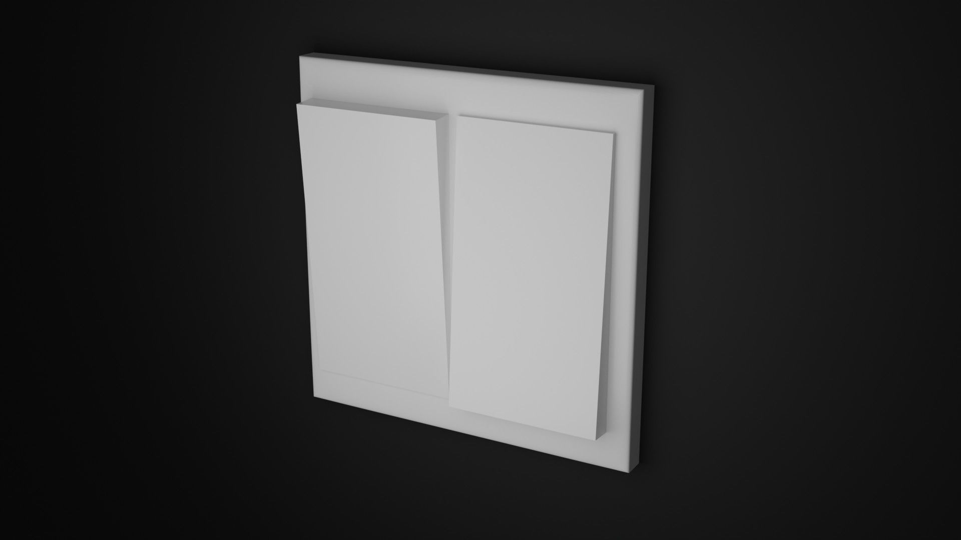 Light switch Free 3D model_7