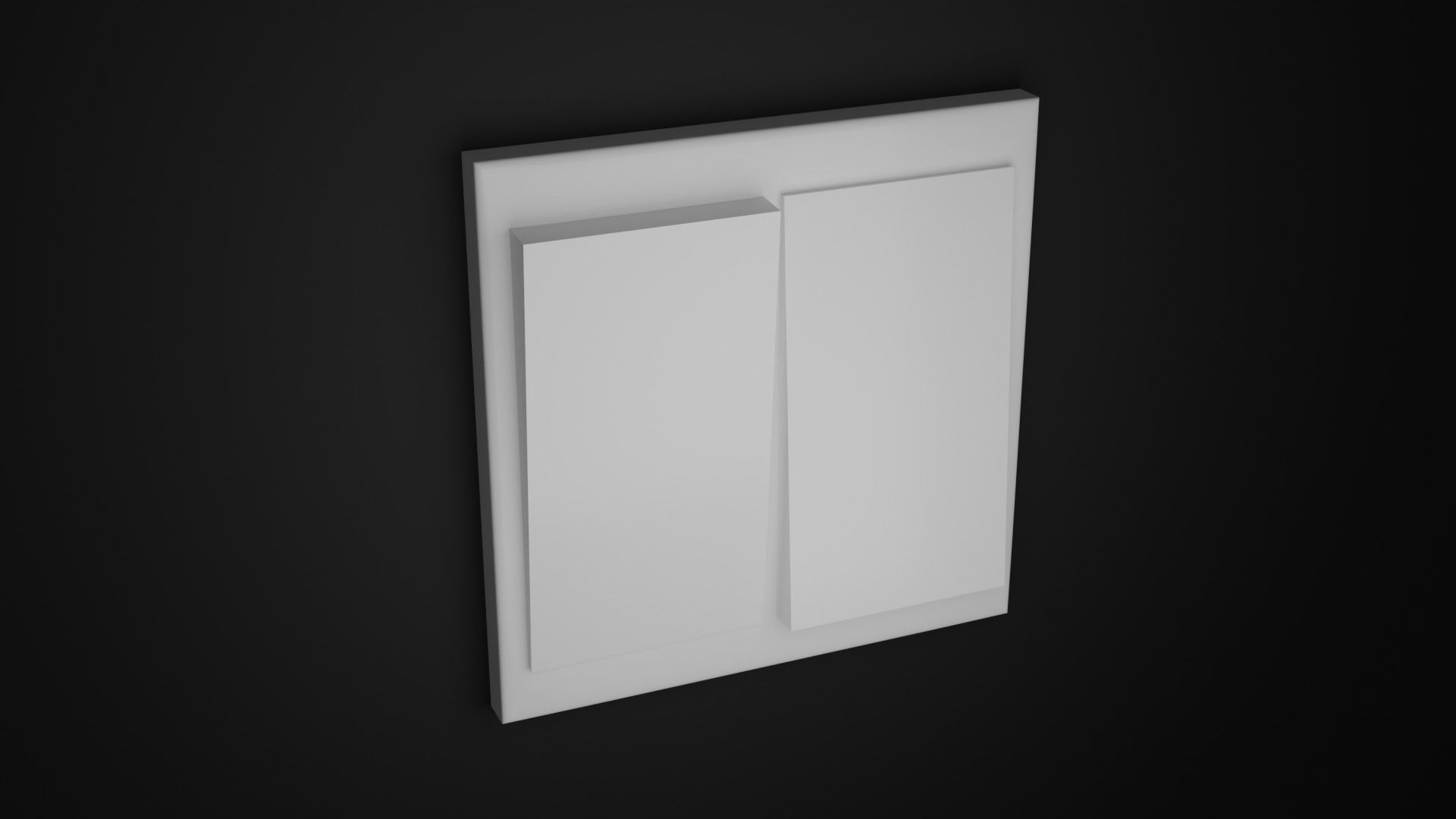 Light switch Free 3D model_1