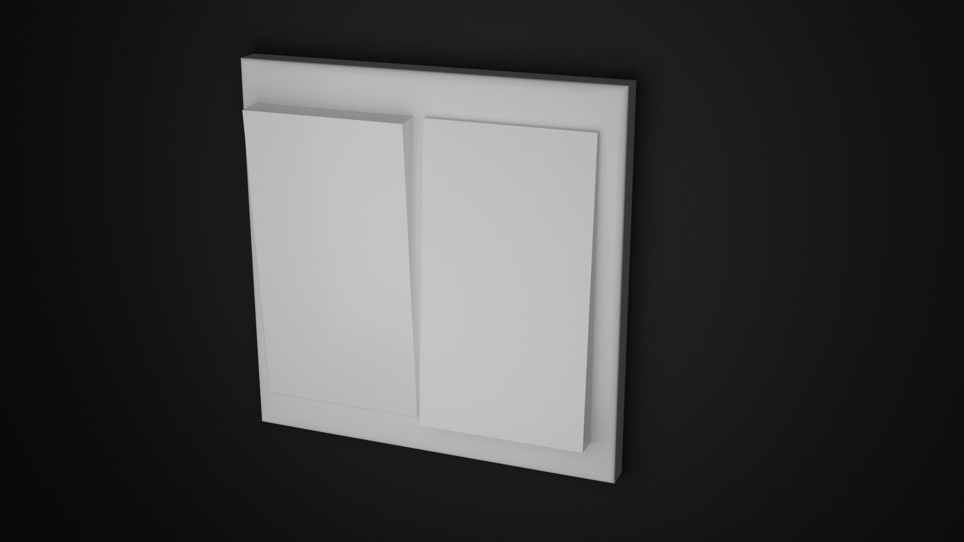 Light switch Free 3D model_6