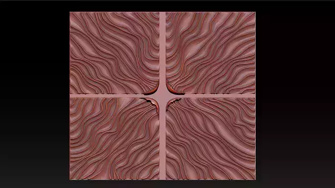 Relief carving model for CNC router