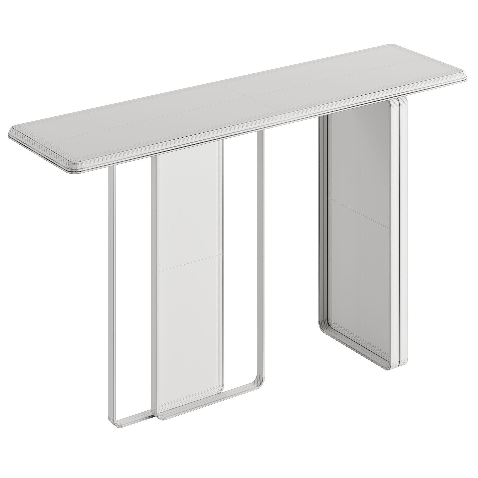 Private Label Gold Console Low-poly 3D model_5