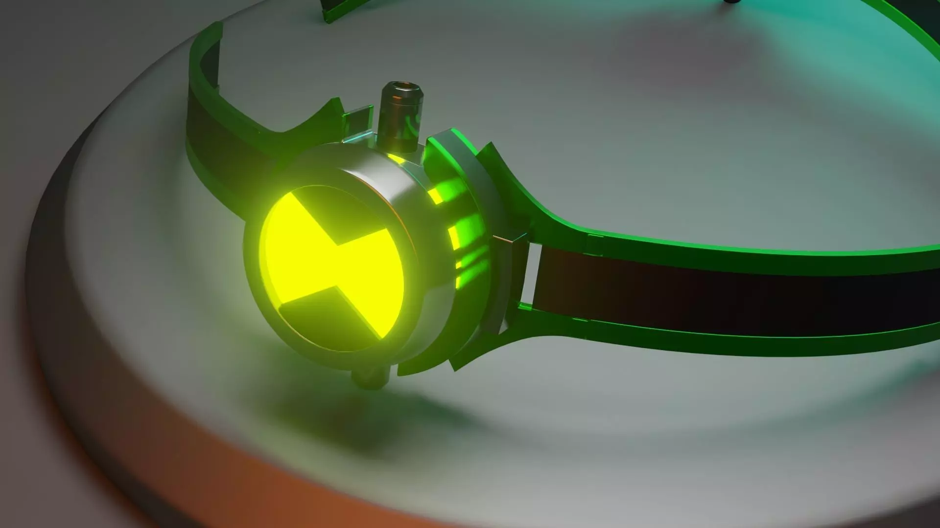 Ben 10 Omnitrix 3D model Low-poly 3D model