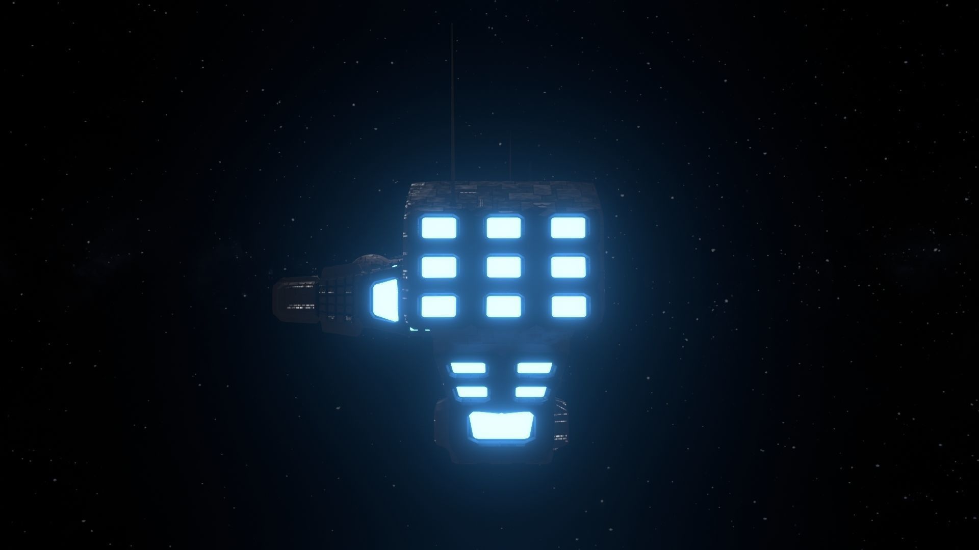 Future Spaceship No1 3D model_6