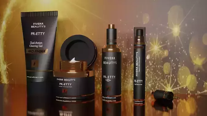 Cosmetics Beauty  3D Model collection 