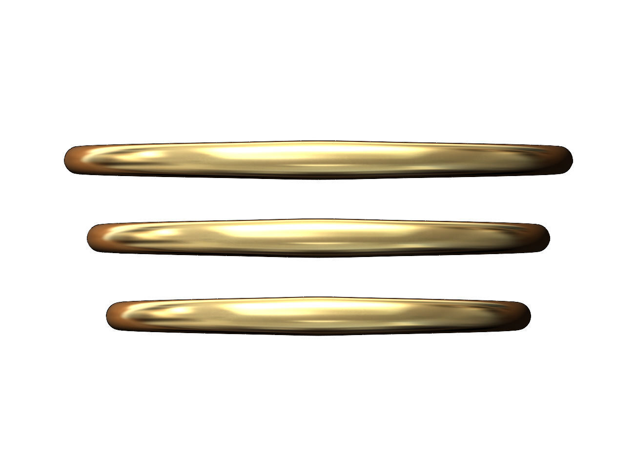 Vintag beaded horn cuff bracelet 3D print model_2