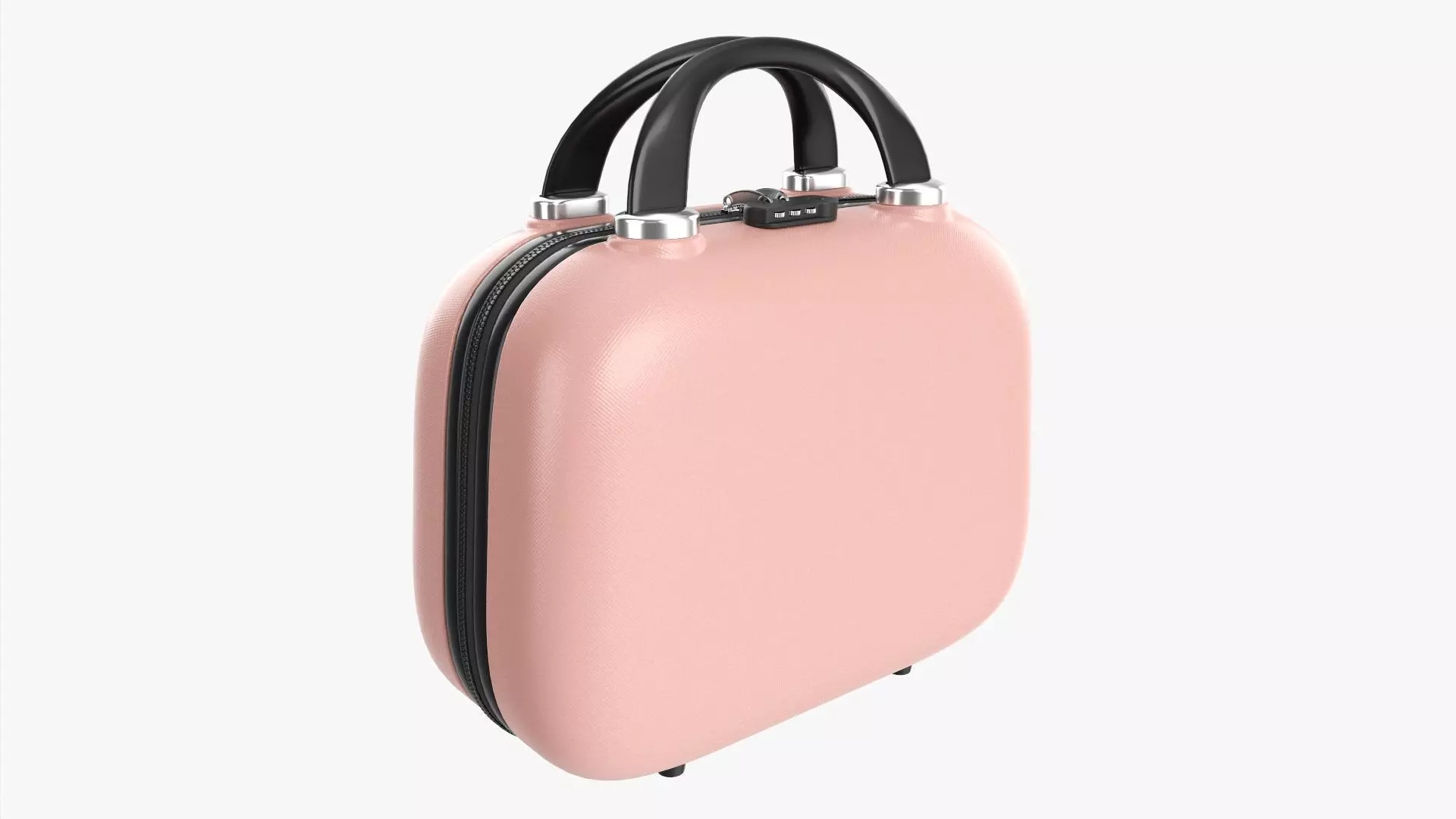 Hard shell beauty case 3D model_0