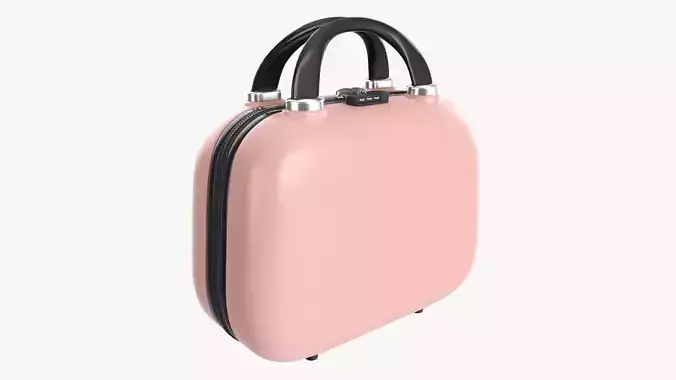 Hard shell beauty case 3D model
