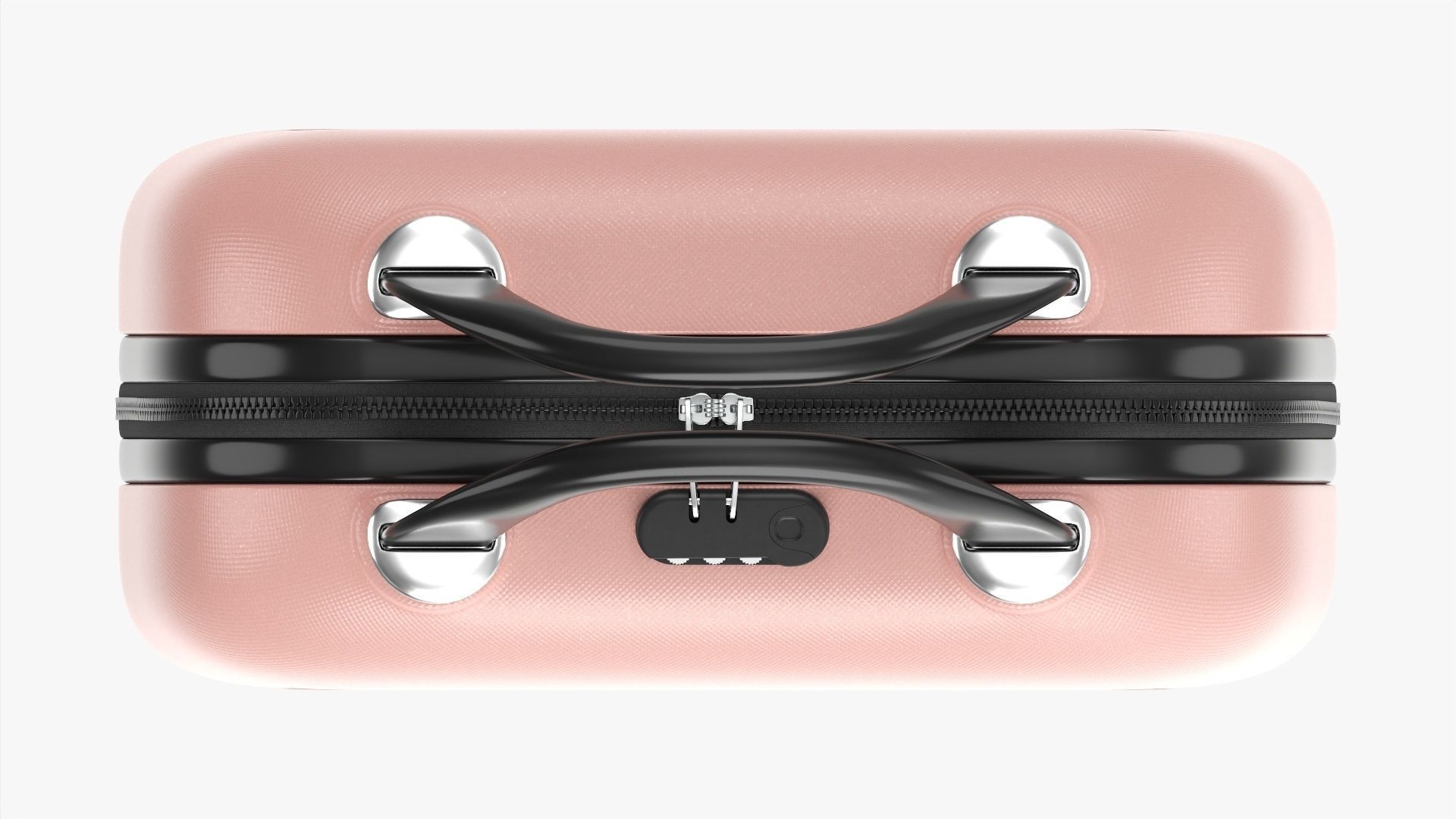 Hard shell beauty case 3D model_7