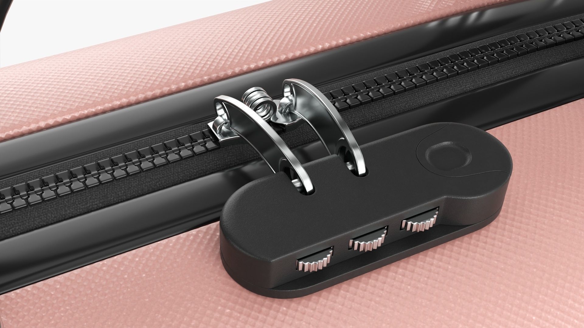 Hard shell beauty case 3D model_3