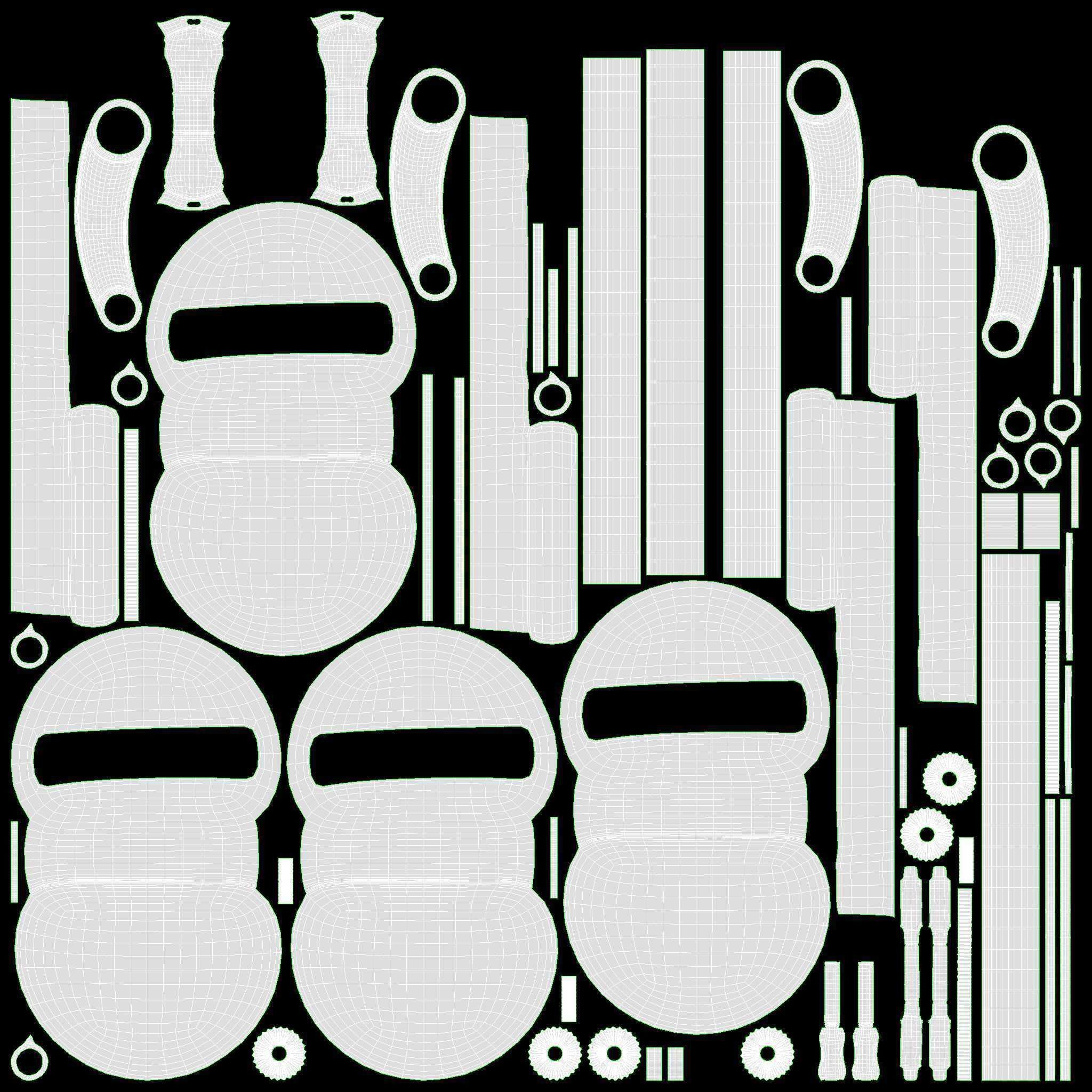 Hard shell beauty case 3D model_17