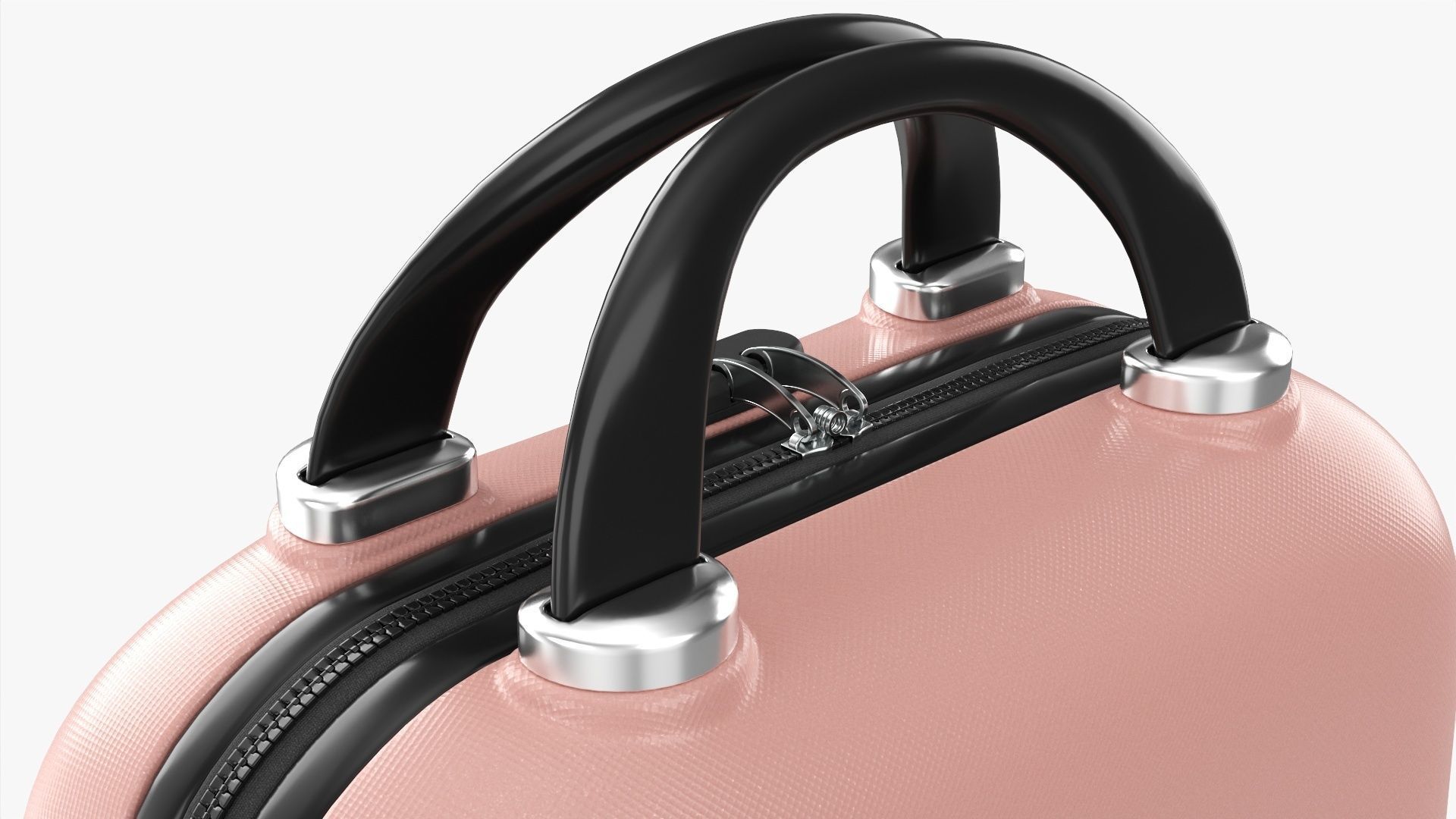 Hard shell beauty case 3D model_4