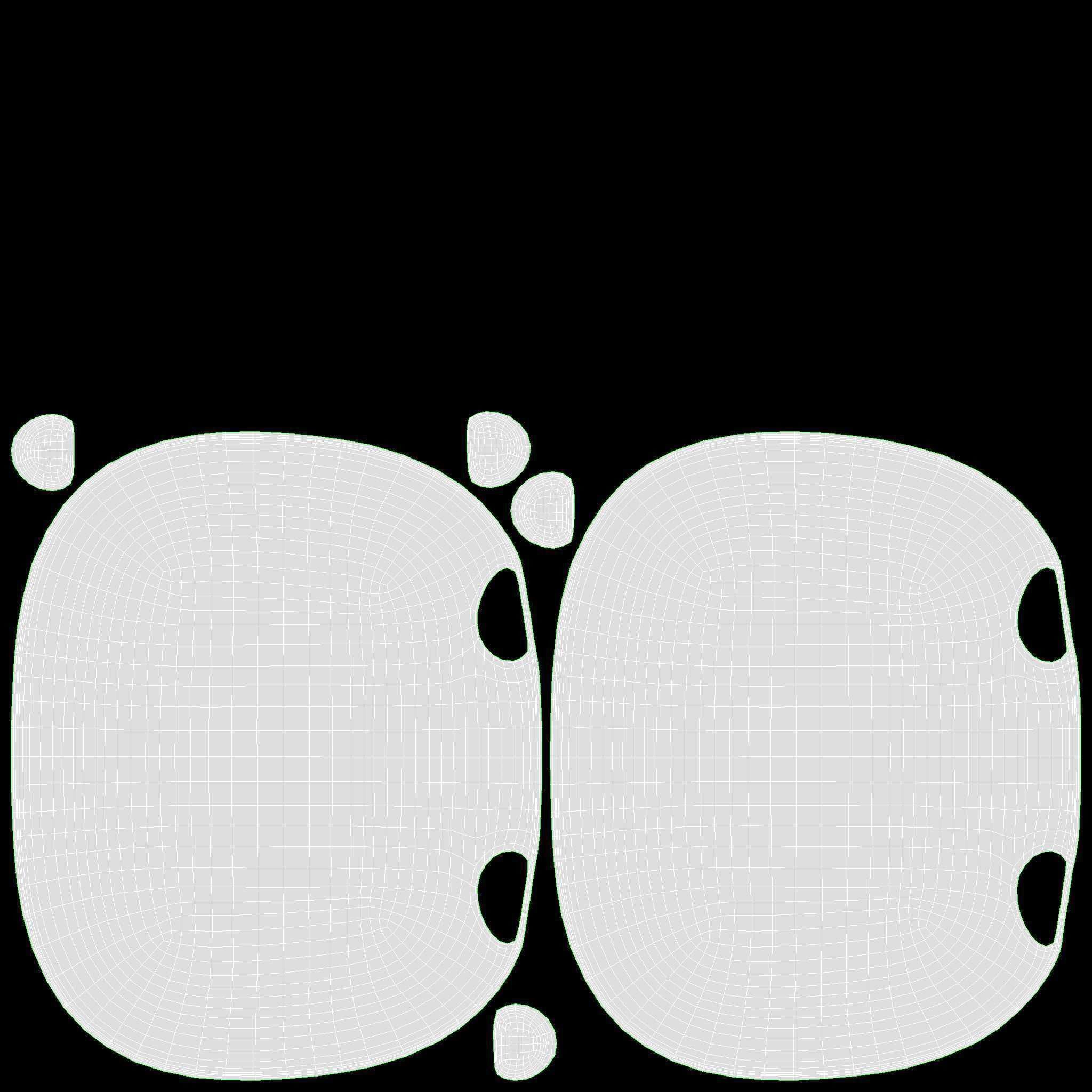 Hard shell beauty case 3D model_19