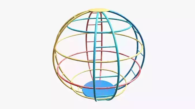 Climbing sphere 02 3D model