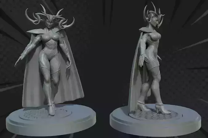 Marvel crisis protocol Hela presupported included