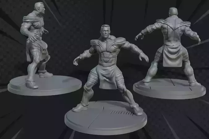 Marvel crisis protocol Colossus presupported included