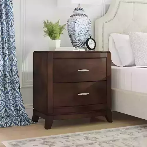 Hegwood Drawer Nightstand Brown