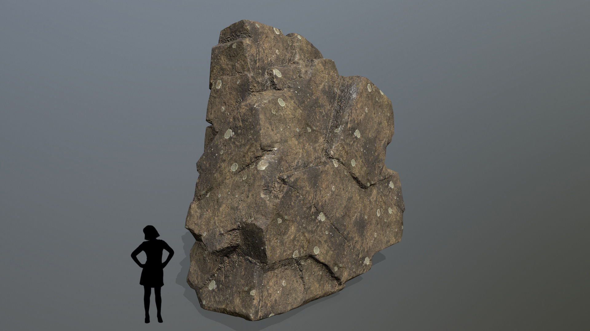 Rock Set Low-poly 3D model_6