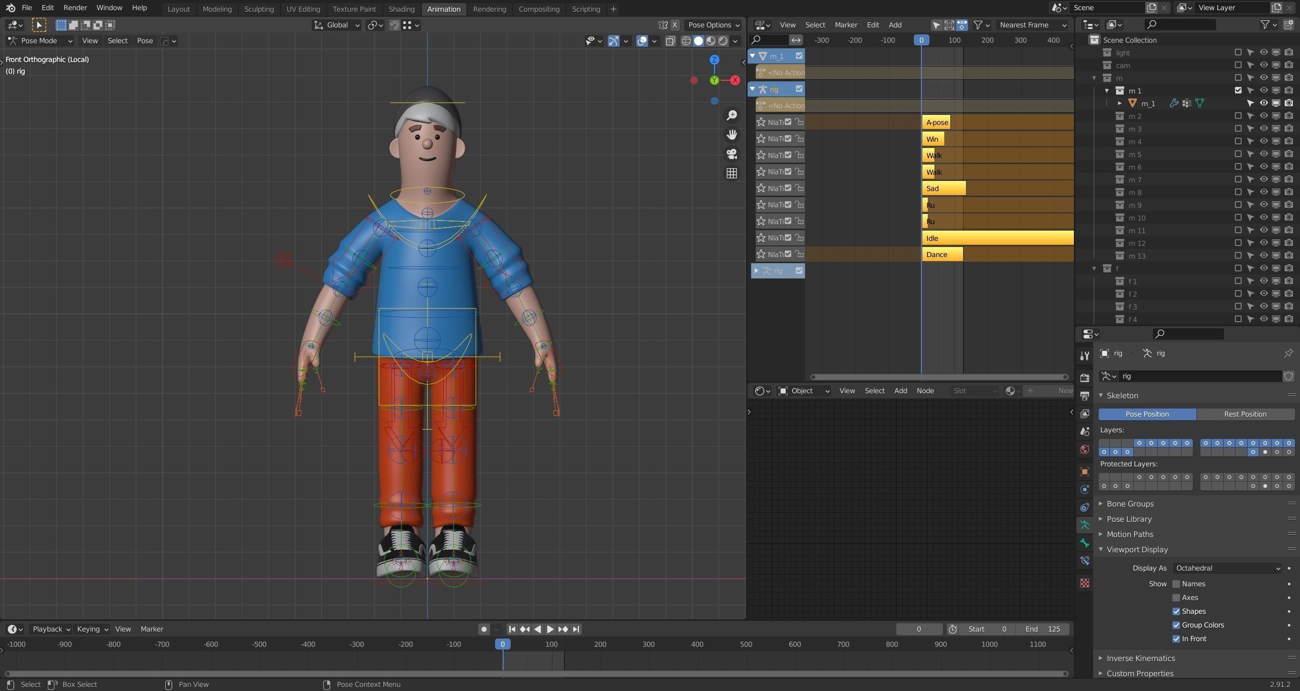 Cartoon Characters 2 Low-poly 3D model_20