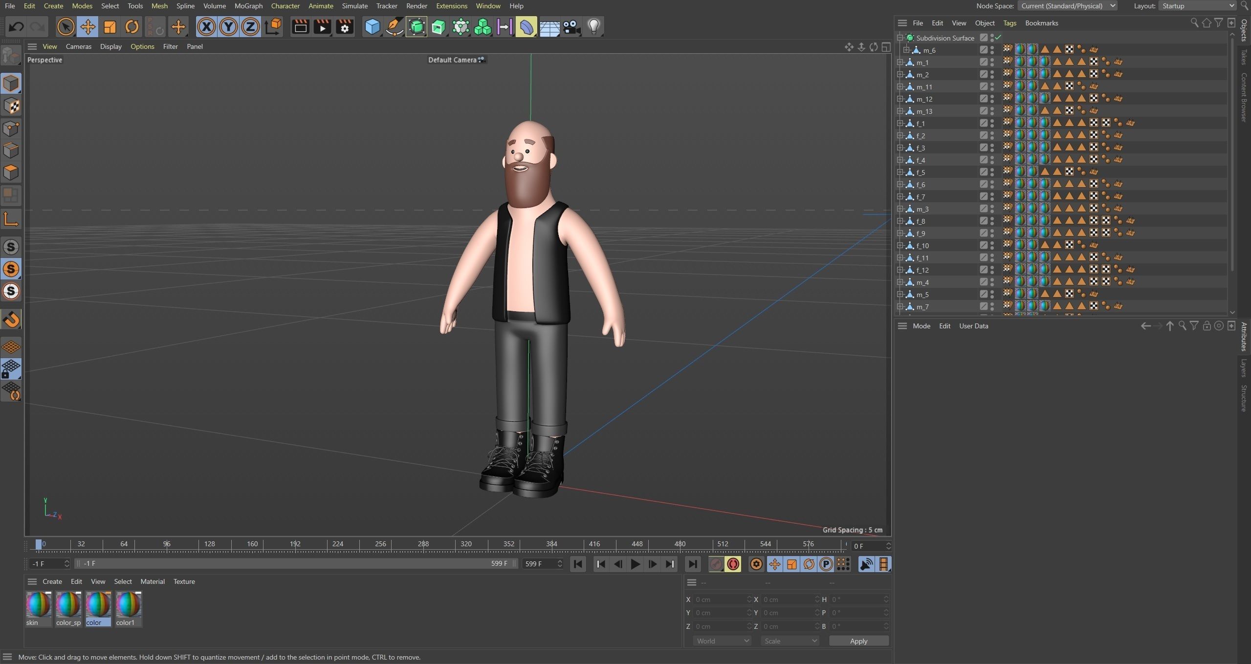 Cartoon Characters 2 Low-poly 3D model_22