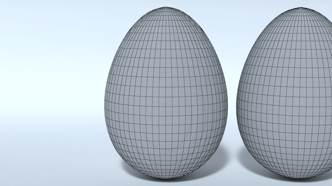 Easter Eggs 11 Different Designs  Low-poly 3D model_11