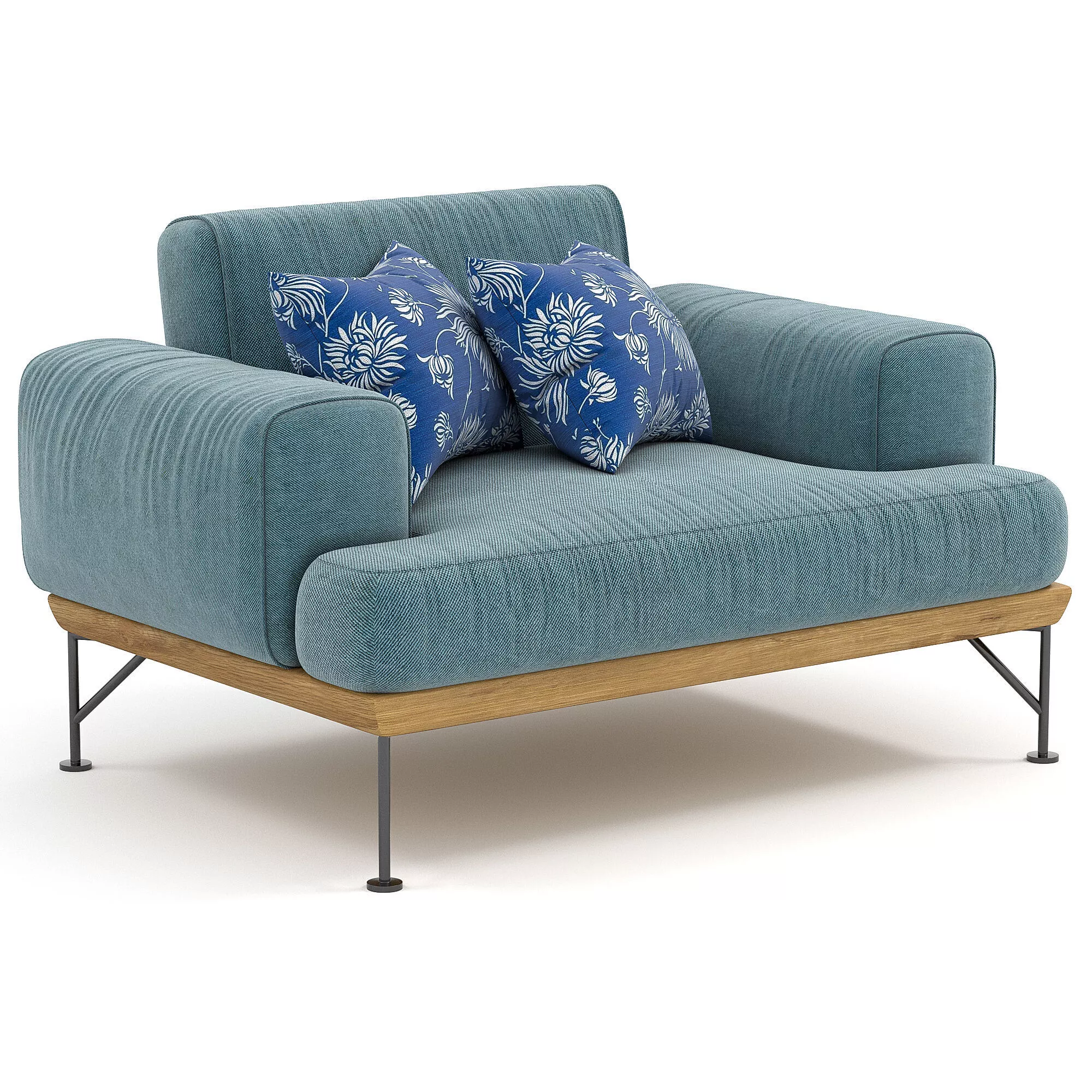 armstrong armchair matthew hilton 3D model