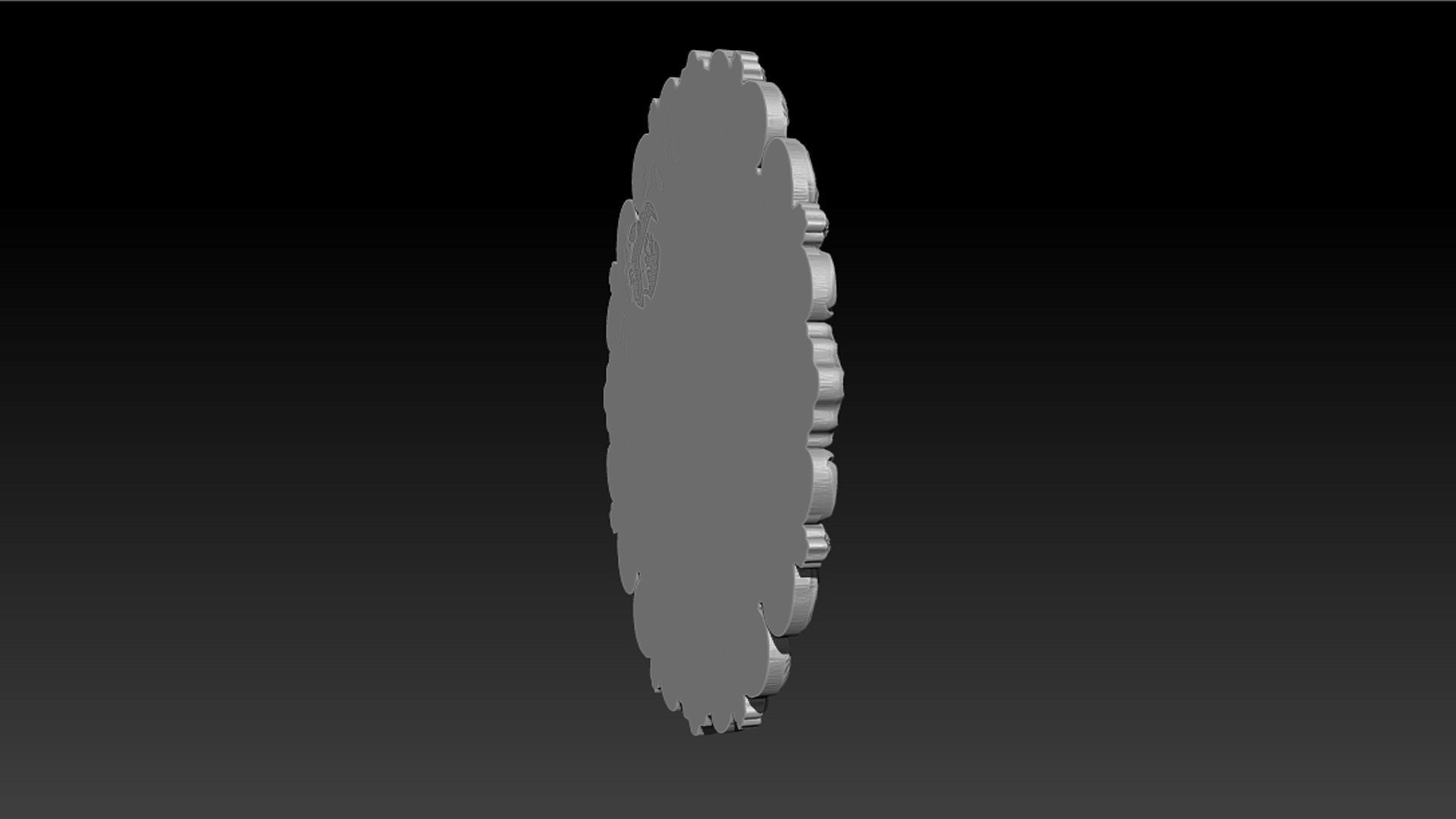 Decorative Ceiling Center - for CNC router 3D print model_14