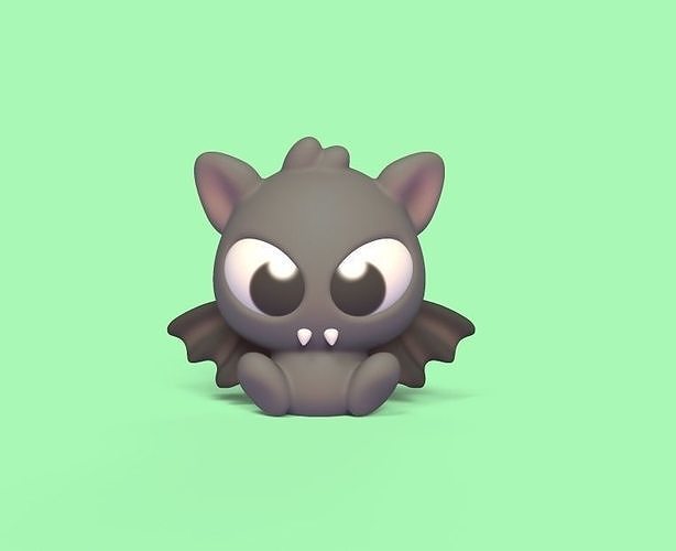 Baby Bat 3D print model