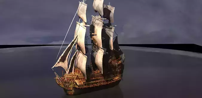 Tudor King Henry Ship 3