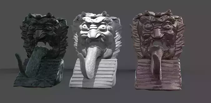 Demon Statue Gate of Hell 