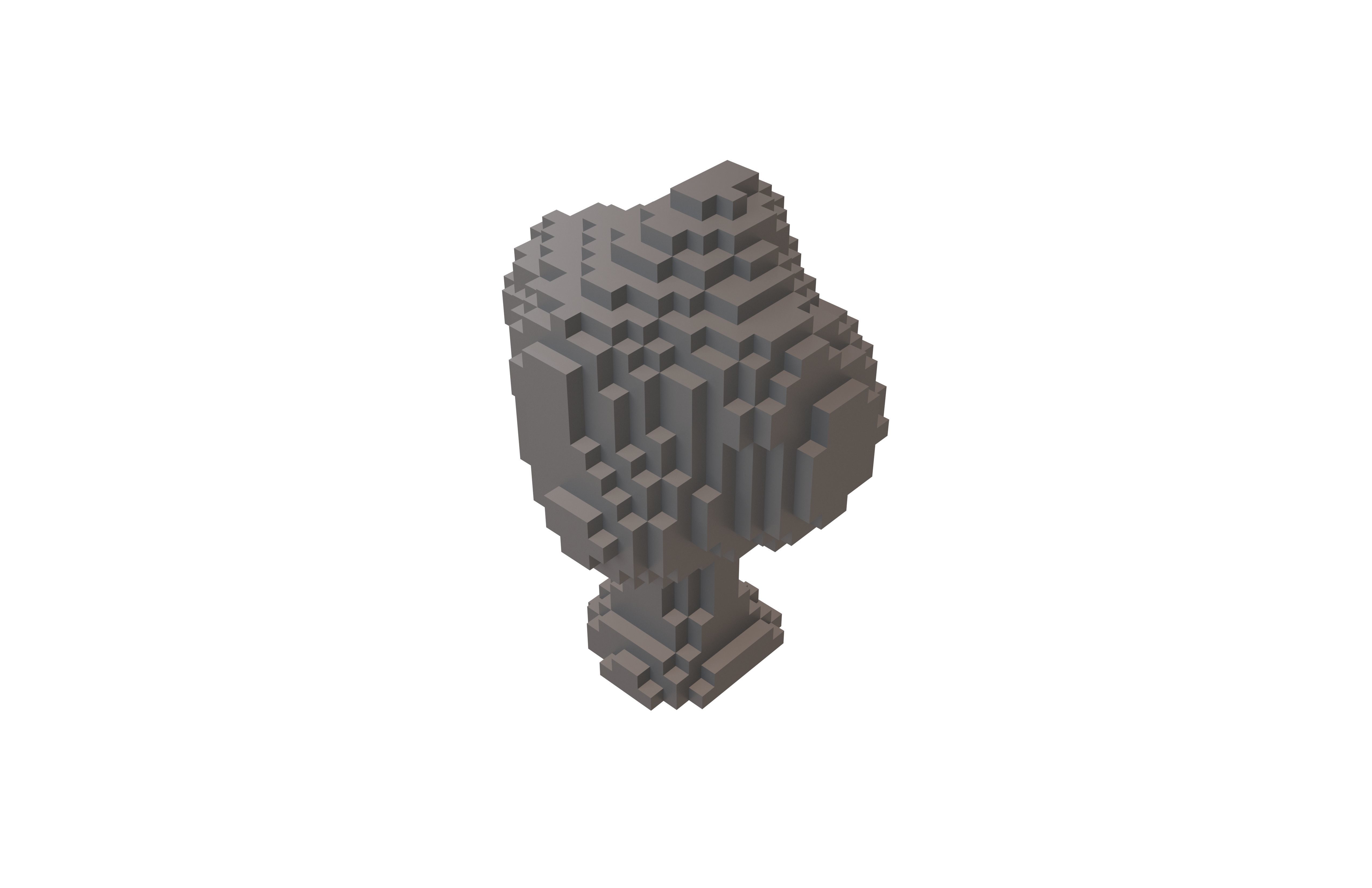 Voxel Explosion v1 001 Low-poly 3D model_2