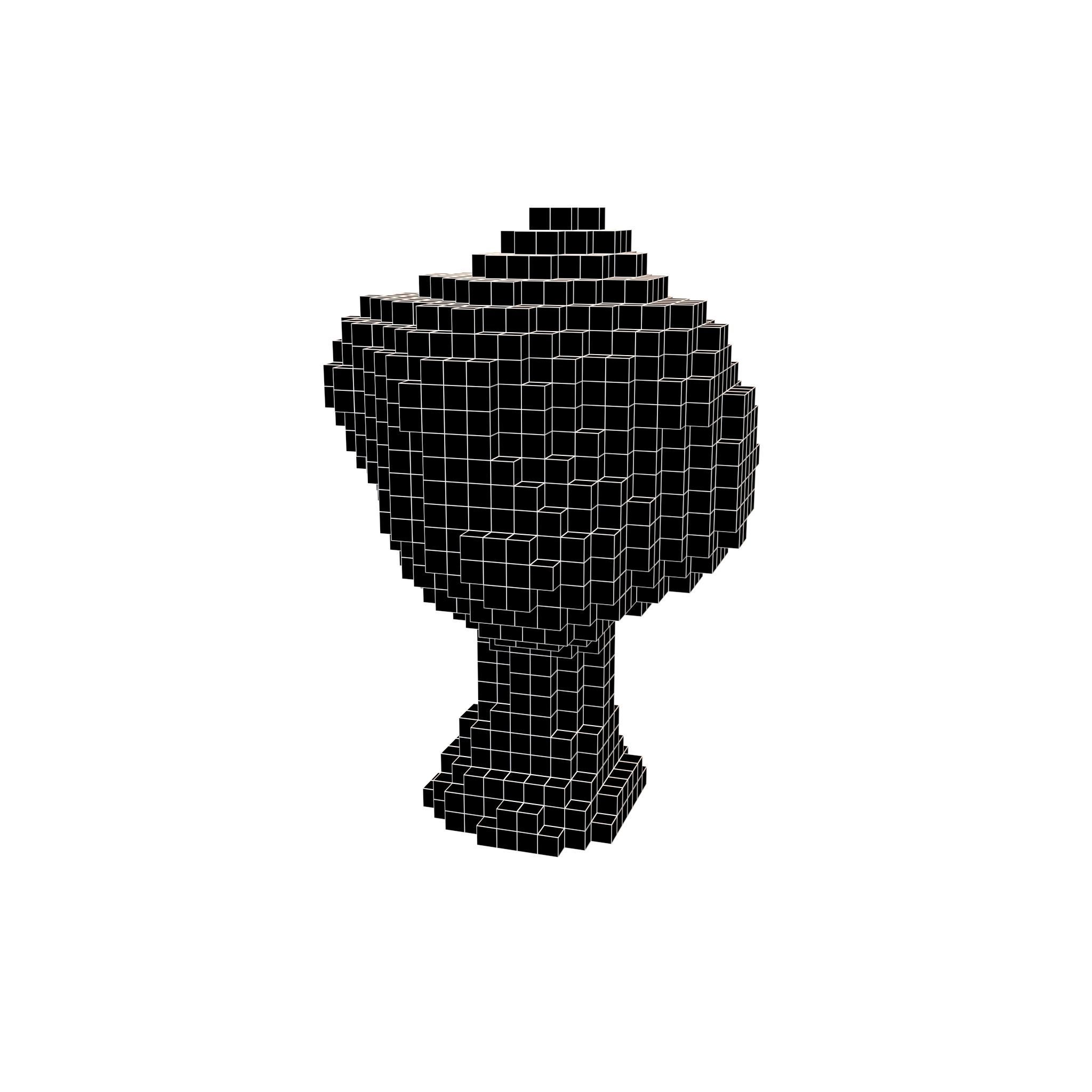 Voxel Explosion v1 003 Low-poly 3D model_4