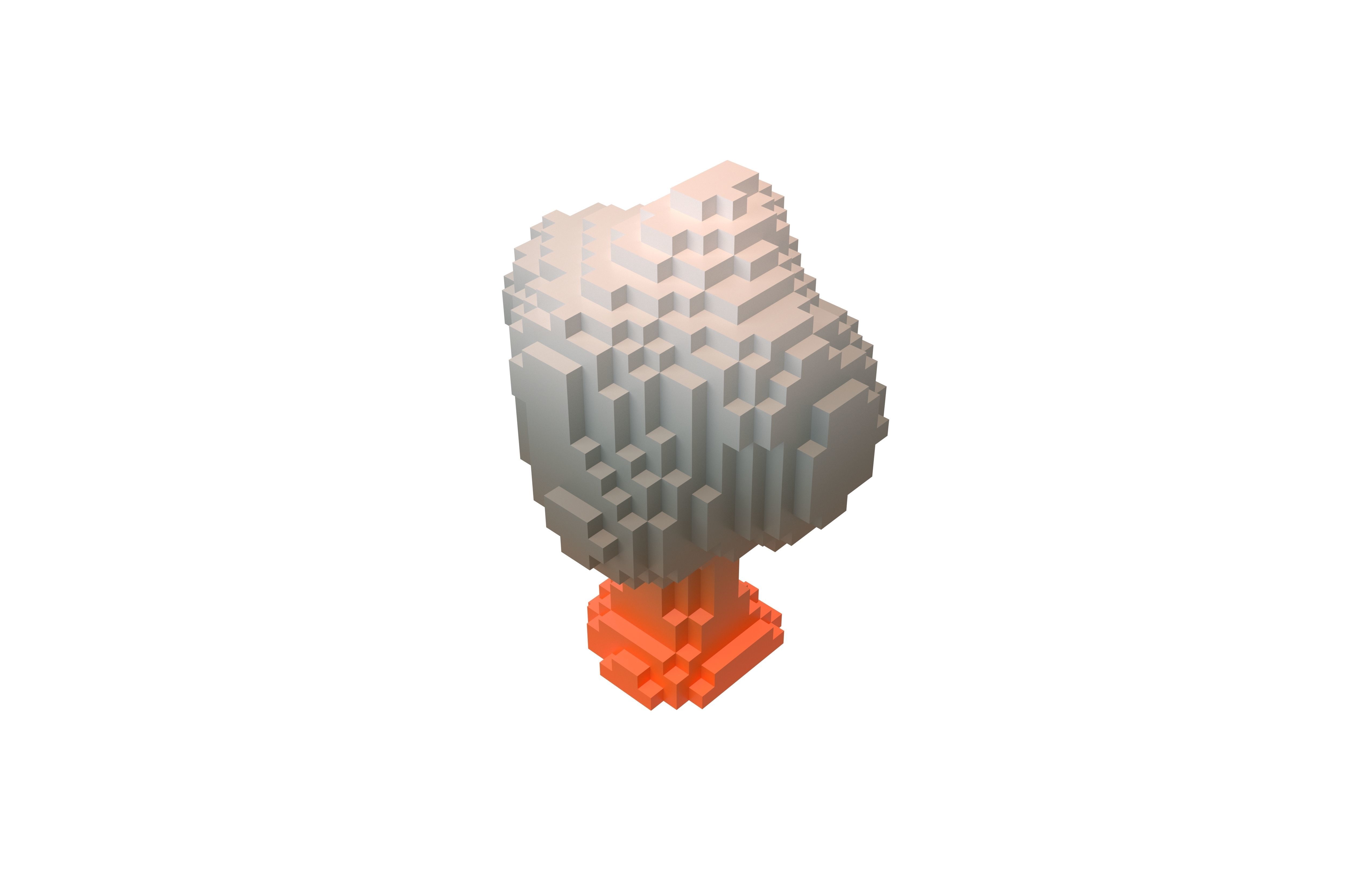 Voxel Explosion v1 003 Low-poly 3D model_3