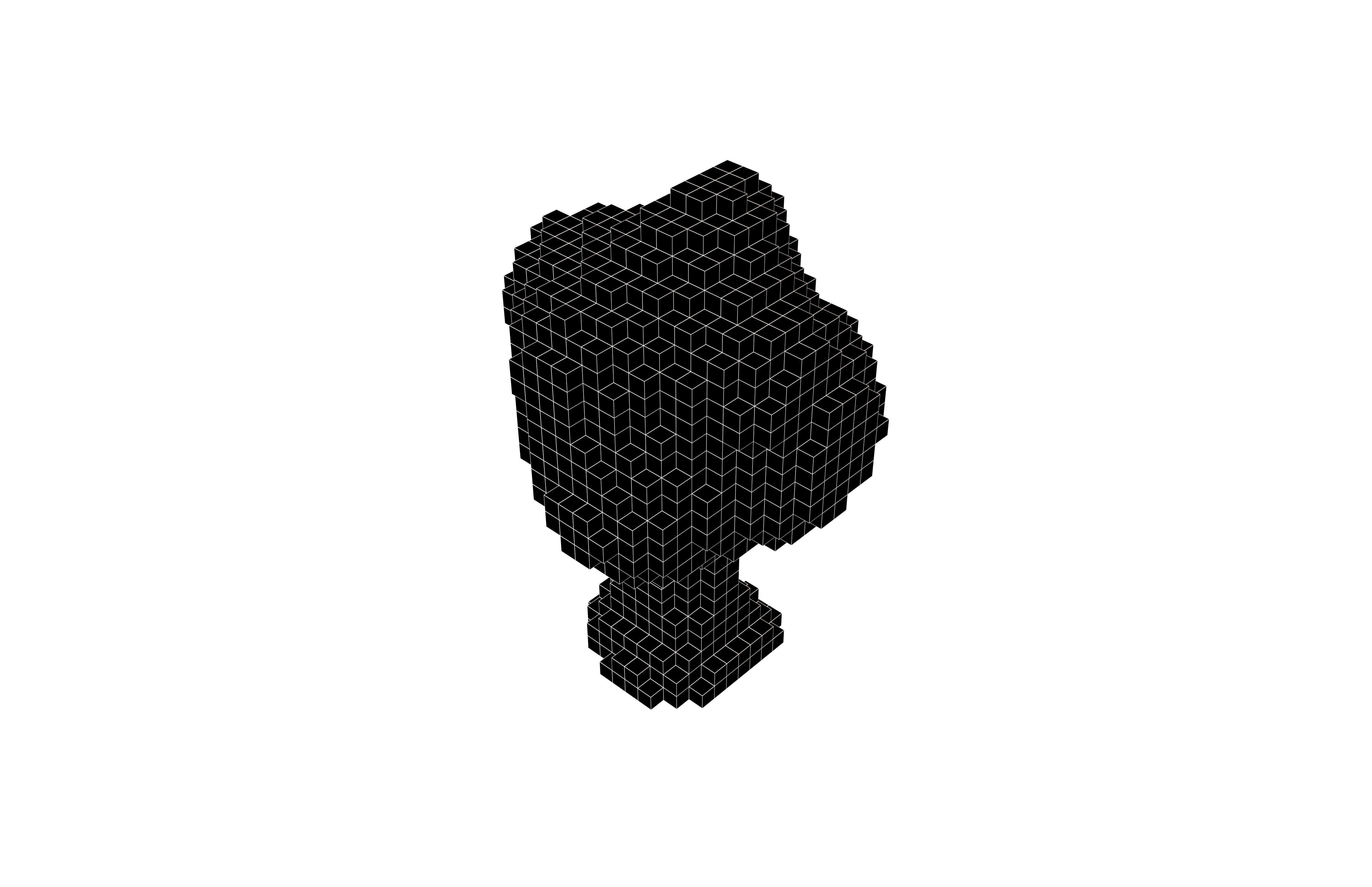 Voxel Explosion v1 003 Low-poly 3D model_6