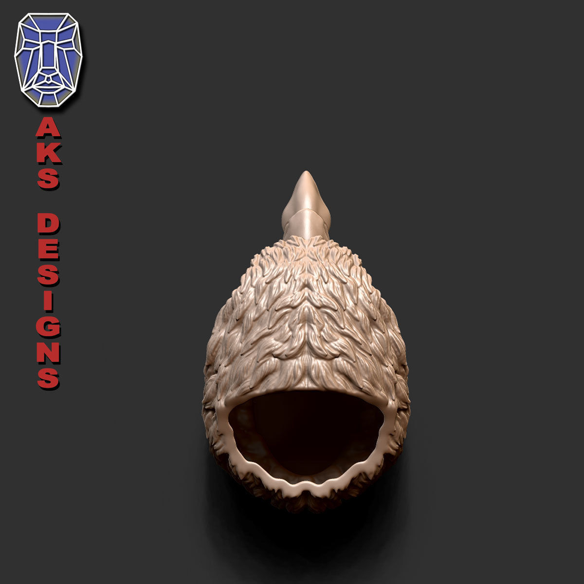 Eagle version 1 Penholder 3D print model_8