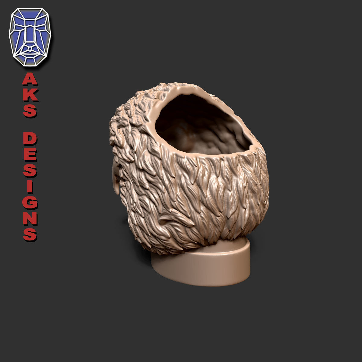 Eagle version 1 Penholder 3D print model_2