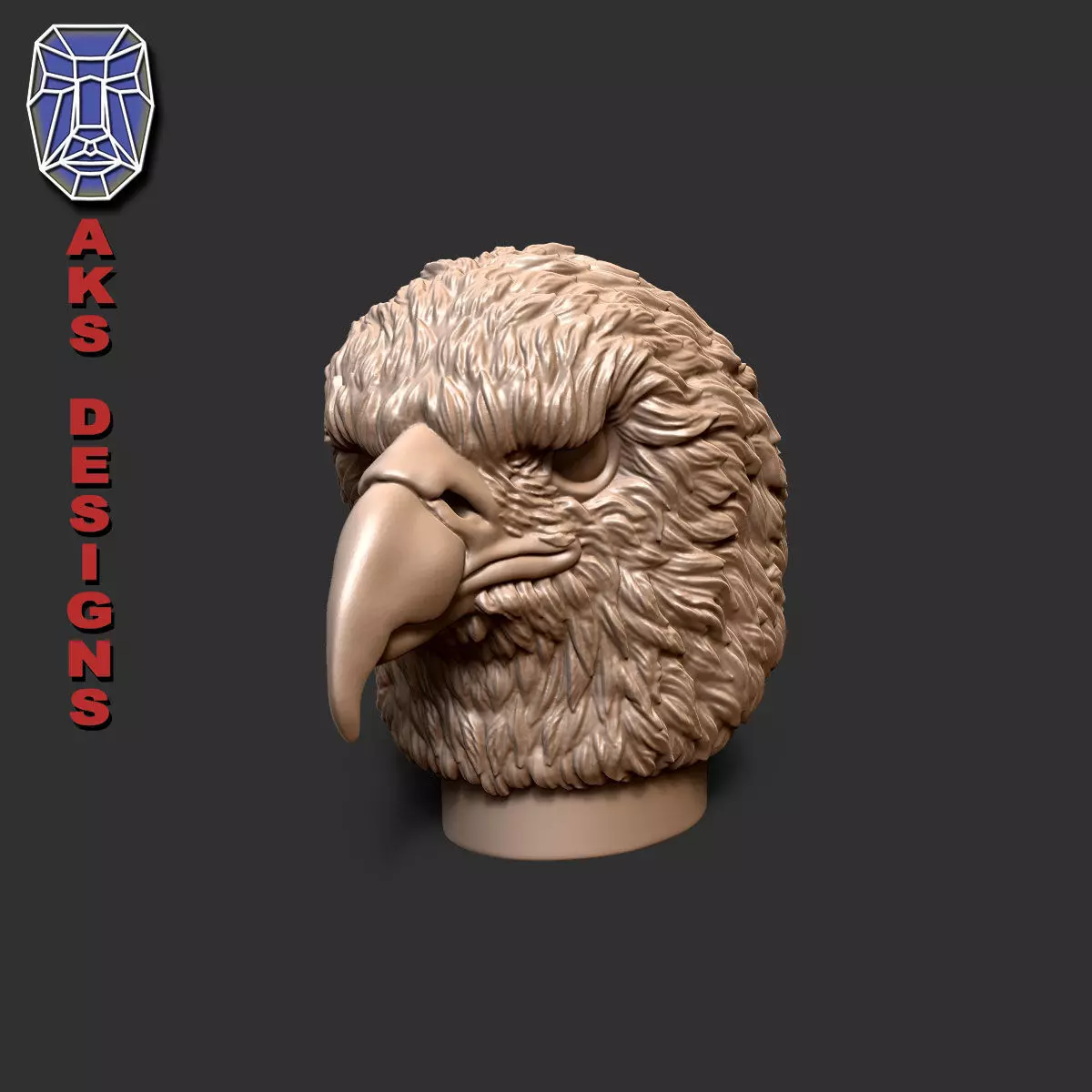 Eagle version 1 Penholder 3D print model_0