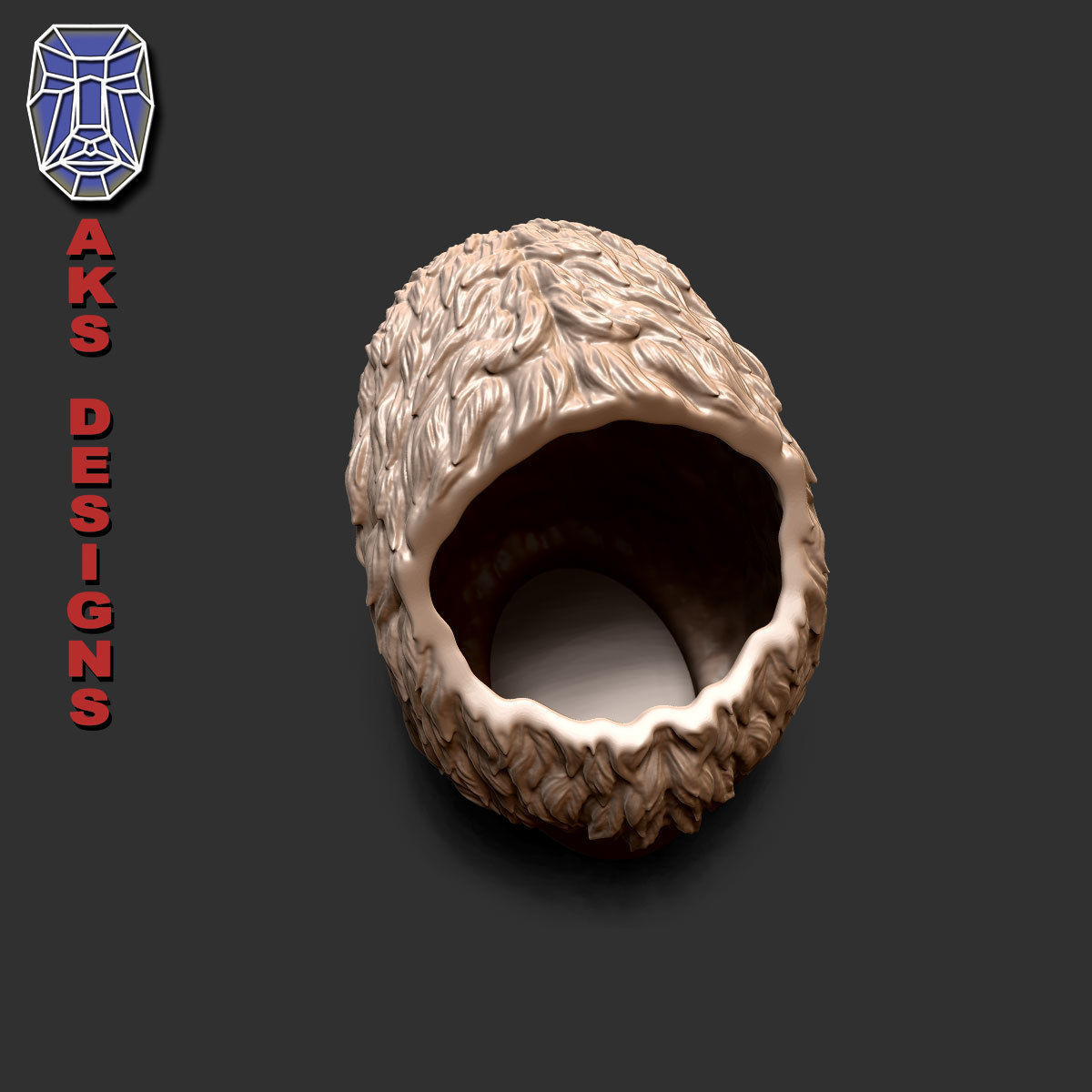 Eagle version 1 Penholder 3D print model_7