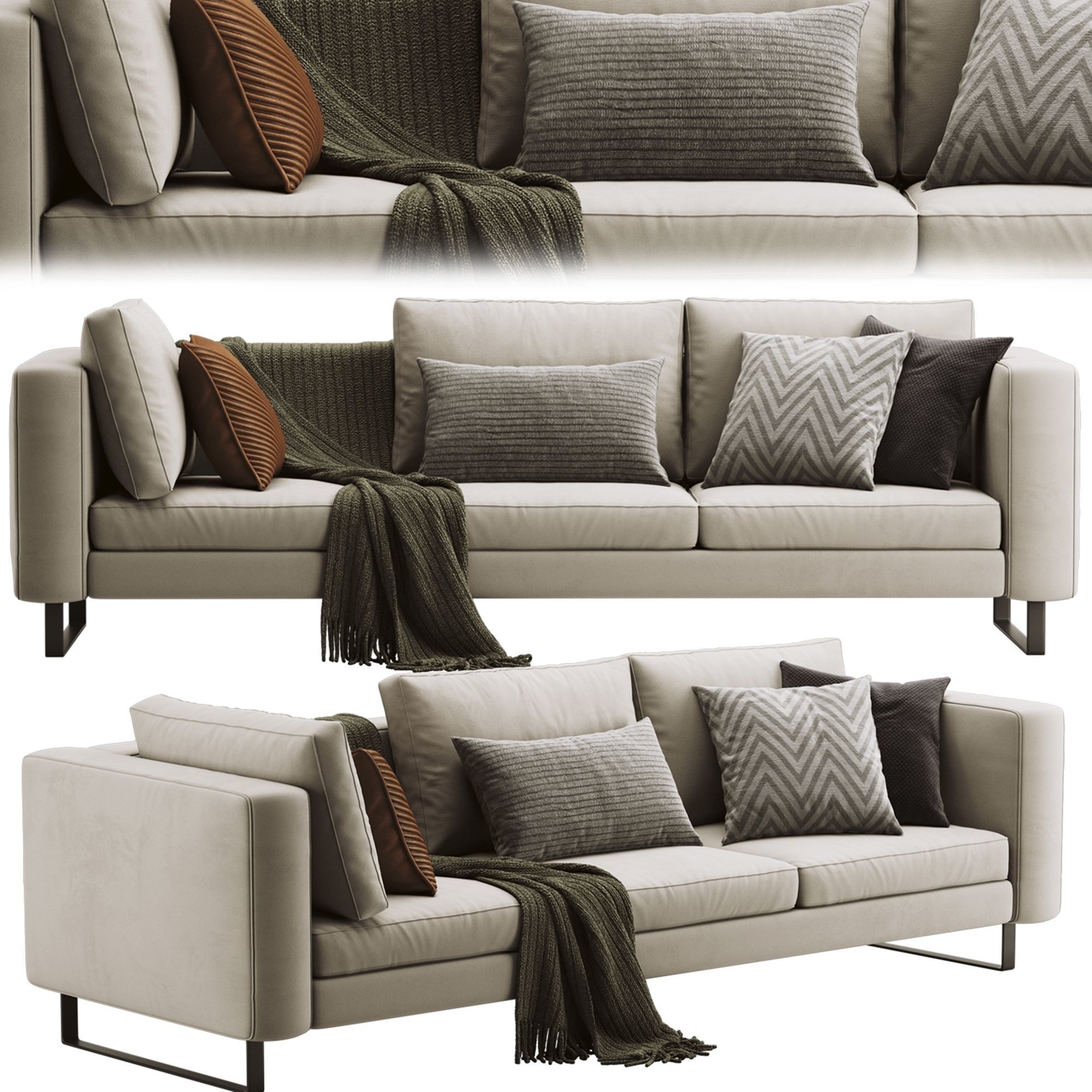 BoConcept Indivi Sofa 3D model_6