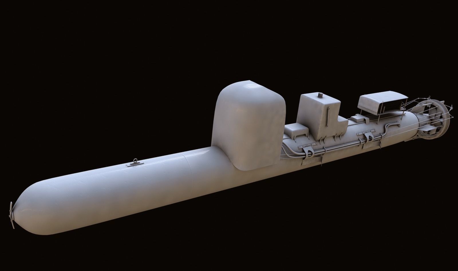 Maiale- Italian Human Torpedo  3D model_1