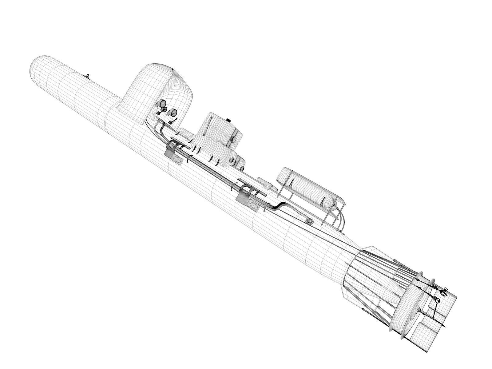 Maiale- Italian Human Torpedo  3D model_3