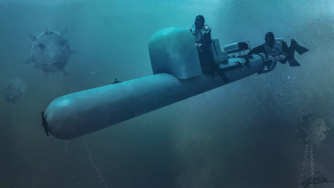 Maiale- Italian Human Torpedo  3D model_0