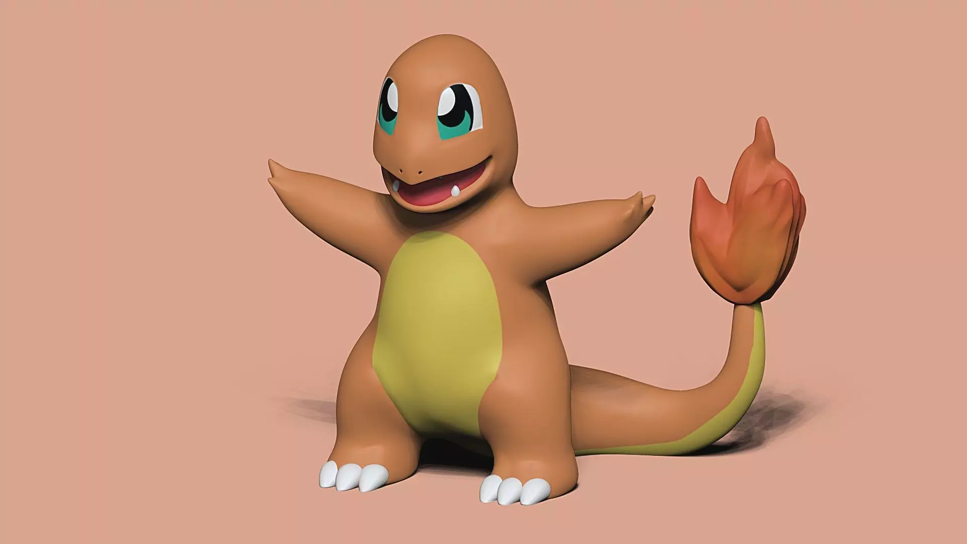 POKEMON 004 - CHARMANDER FREE Free 3D print model_0