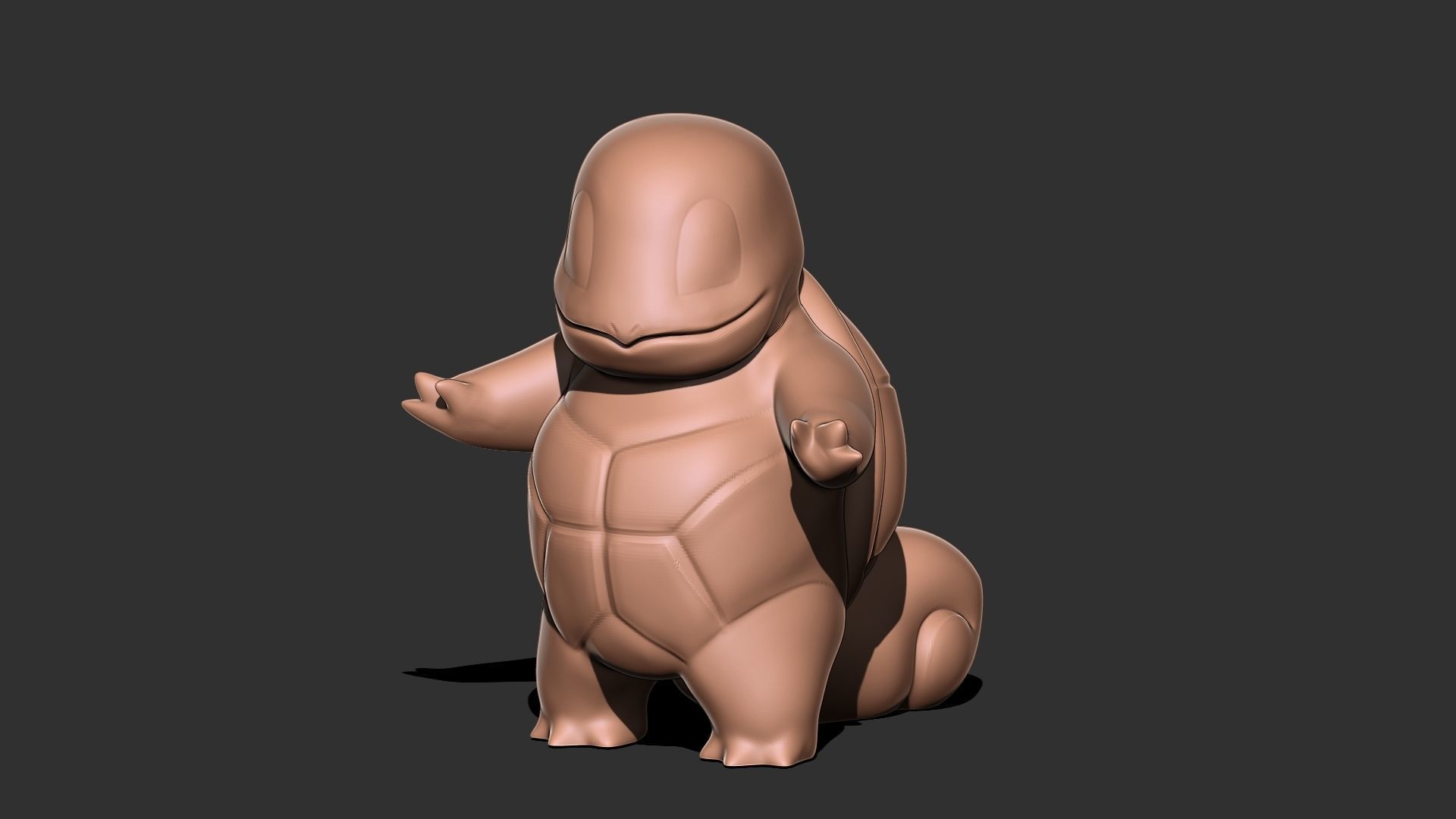 POKEMON 007 - SQUIRTLE Free 3D print model_1